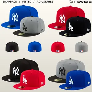 New Era 59FIFTY MLB Fitted Cap Yankees x Dodgers Edition | 9FIFTY Snapback + 9FORTY Adjustable Baseball Hat | Premium Urban Streetwear Headwear | Limited Collector Version for Modern Fashion Enthusiasts