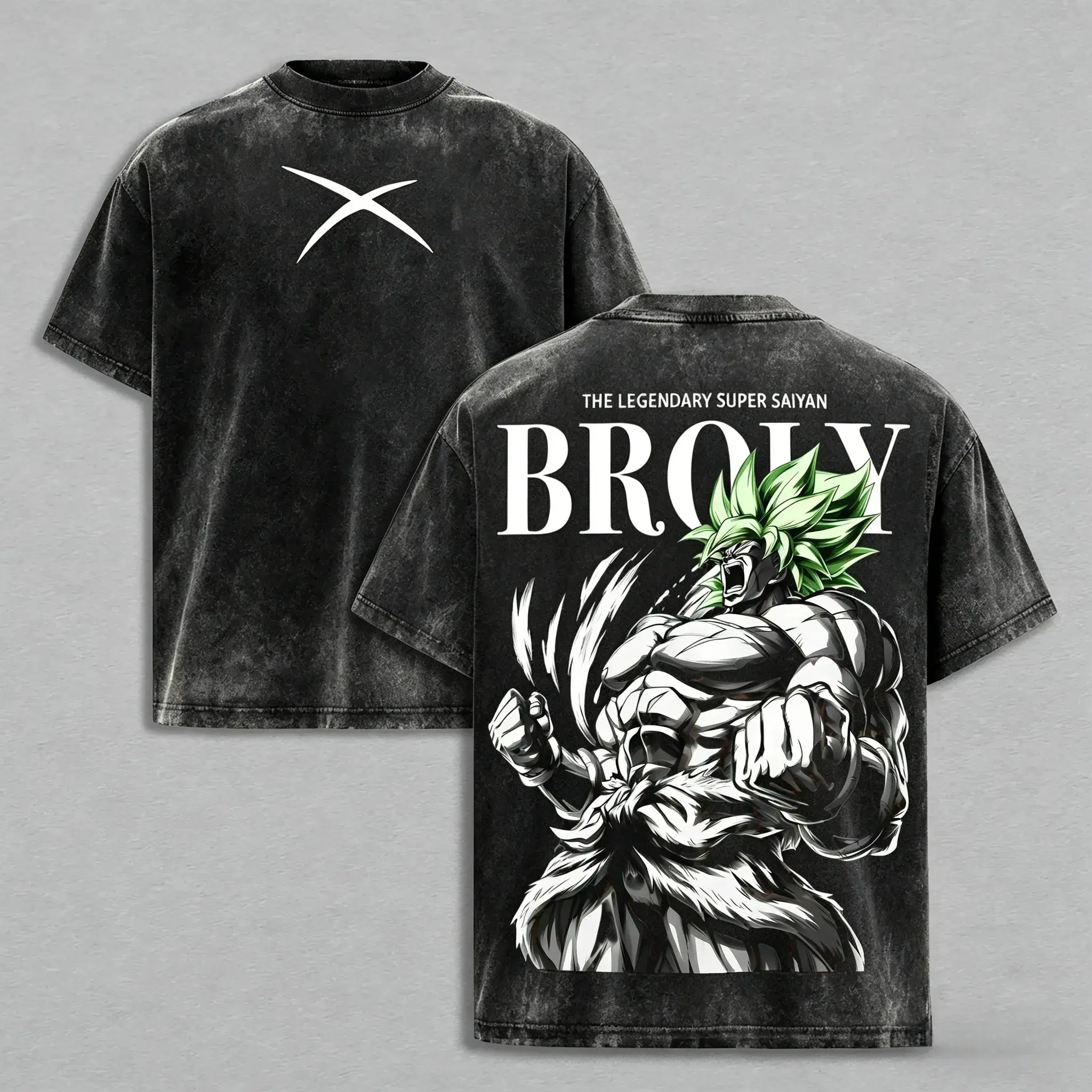 Broly Oversized Graphic Tee Vintage Washed Cotton T-Shirt for Men Gym Pump Cover DBZ Anime Streetwear Legendary Saiyan Retro Manga Shirt,funny graphic tee, men’s trendy t-shirts, deals, humorous, 90s, streetwear,penny tees, meme, boyfriend,