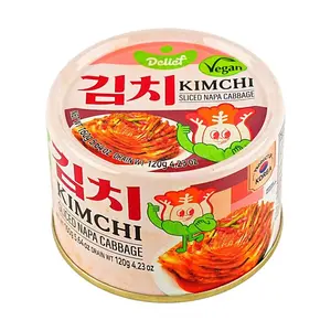 DELIEF Korean Kimchi Canned 160g | Spicy Napa Cabbage Soup | Vegan Friendly | Gluten-Free | No Preservatives