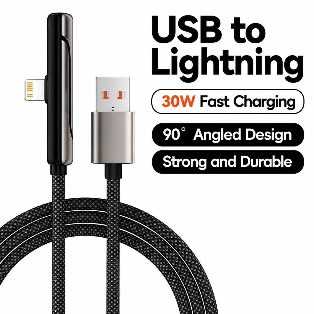 30W USB iPhone Charger Cable with Built-in Phone Stand  Fast Charging Stand Cable Compatible with iPhone 6 6S 7 8 Plus for iPhone X XS Max XR for iPhone 11 12 13 14 Pro Max
