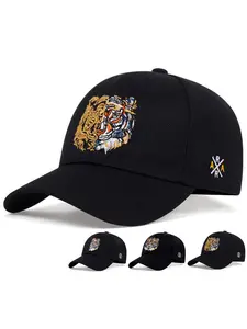 Men's Tiger Head Baseball Cap, Fashion Casual Hat for Sports & Daily Wear, Unique Outdoor Activity Design, Stylish & Comfortable