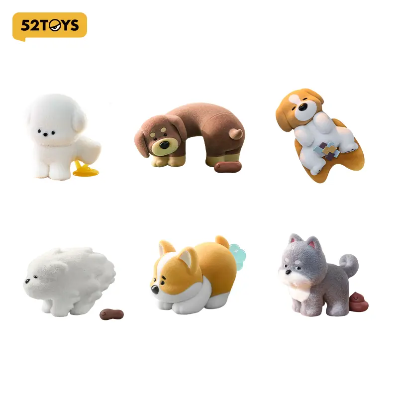 52TOYS PooPoo Pups Collection Kawaii Creative Gift Room Decor Desktop Decoration Gift for  Birthday Party backtoschool