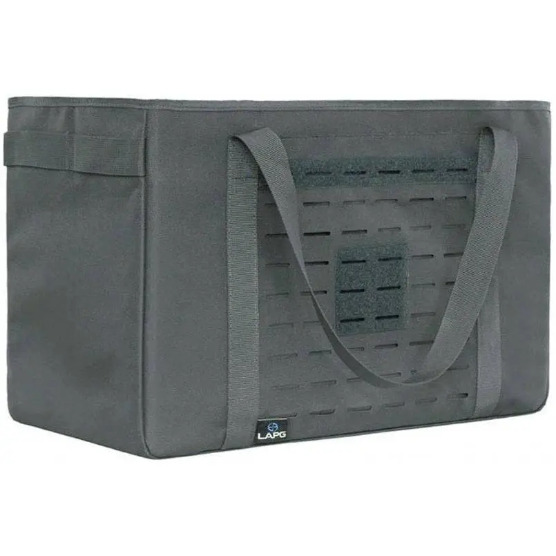 LA Police Gear Collapsible Men's Tote Bag - Reusable Polyester Foldable Shopping & Space-Saving Bag, Foldable Shopping Bag