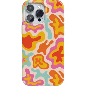 Tropical Color Splash Abstract Retro Casing, Smartphone-Cellphone Handheld Accessories, Protective Mobile Phone Cover