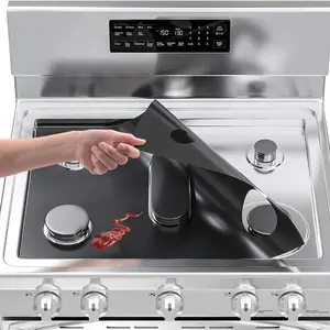 Gas Stove Protector Pad, 1 Count Washable & Reusable Gas Stove Top Cover, Non-stick Gas Stove Burner Liners, Stove Protection Pad