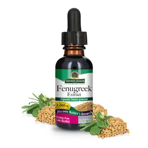 Nature's Answer Fenugreek Seed with Organic Alcohol, 1-Fluid Ounce | Female Reproductive Support | Aid for Mothers | Lactation Support | Natural Menopause Aid | Single Count