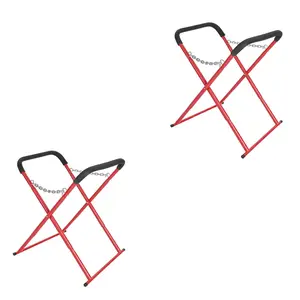 Garvee Heavy-Duty Portable Folding Workbench with 500 LBS Capacity, Adjustable Work Stand for Automotive Fender and Bumper Repair, Garage and Shop Use, Featuring Padded Surface, Powder-Coated Finish, and Rubber Feet