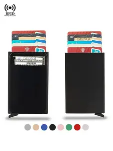 RFID Blocking Metal Wallet, Slim Design for Men & Women, Anti-Theft Credit Card Holder, Perfect Gift for Him Her, All-Season Use, Rfid Blocking Wallets