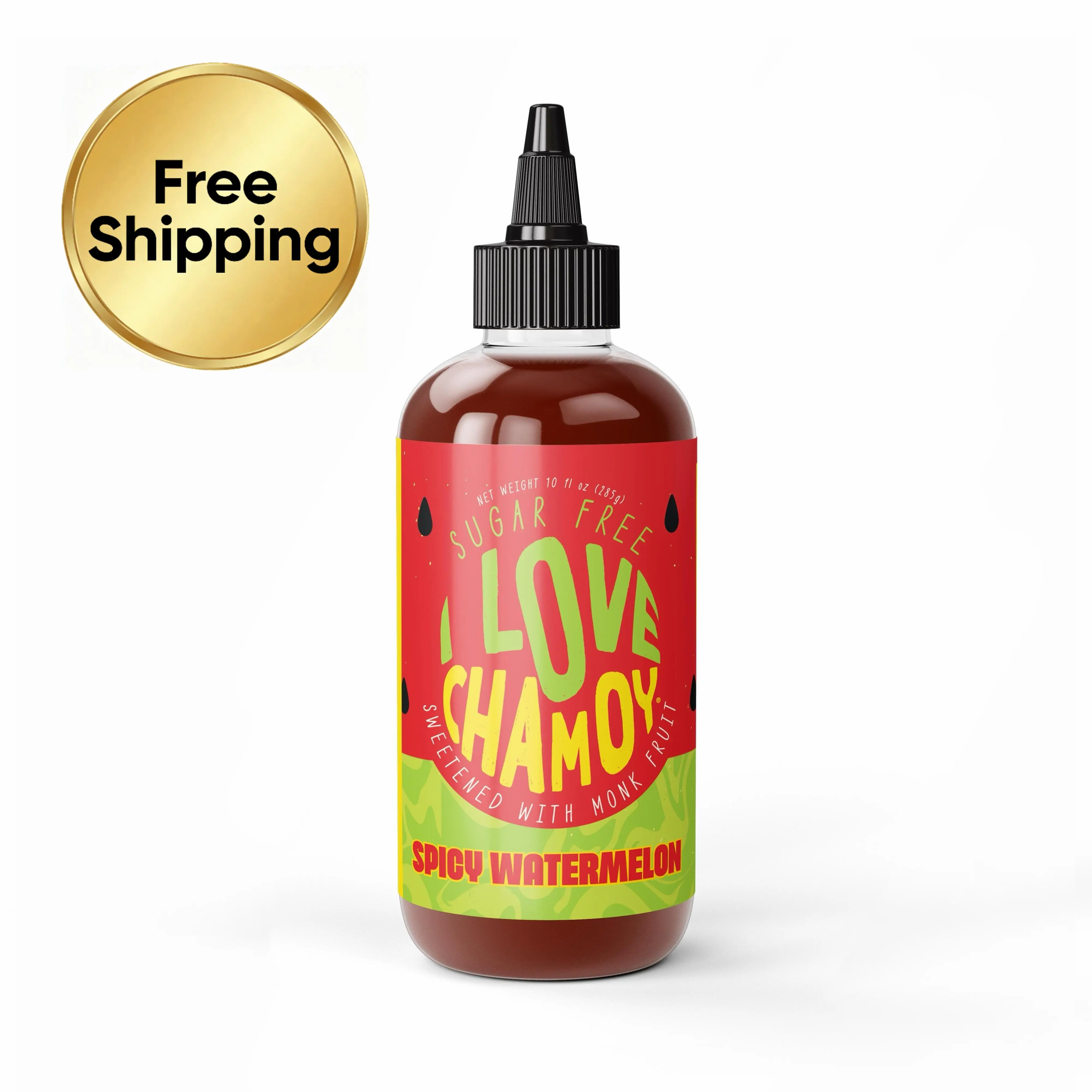 Spicy Watermelon Sugar Free Chamoy - Diabetic Friendly - Carb Free - Vegan - Gluten Free - No Artificial Dyes - Mexican Candy Sauces Sweet Fruits