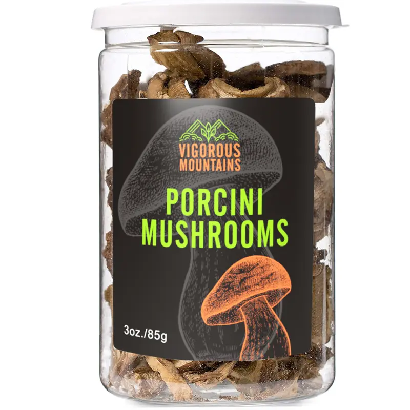 New Season Porcini Mushrooms Dried | Natural Color & Intense Aroma for Soups, Risottos | Premium Quality, Easy to Rehydrate | Pantry Essential
