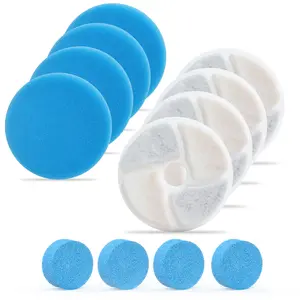 Cat Water Fountain Filters 8-Pack with Activated Carbon & Ion Exchange Resin for Fresh Circulation Quiet Operation Easy Maintenance Large Capacity Safety Features