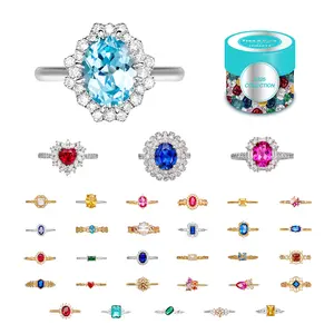 [Deals For You Days] FizzandRizz by Yorkett Jewelry Mystery Box of Sterling Silver Sized Rings - 925 Sized Rings Surprise Jewelry - Secret Box - Bubble Bomb - Fun Gift for Parties Unique Set Adventure