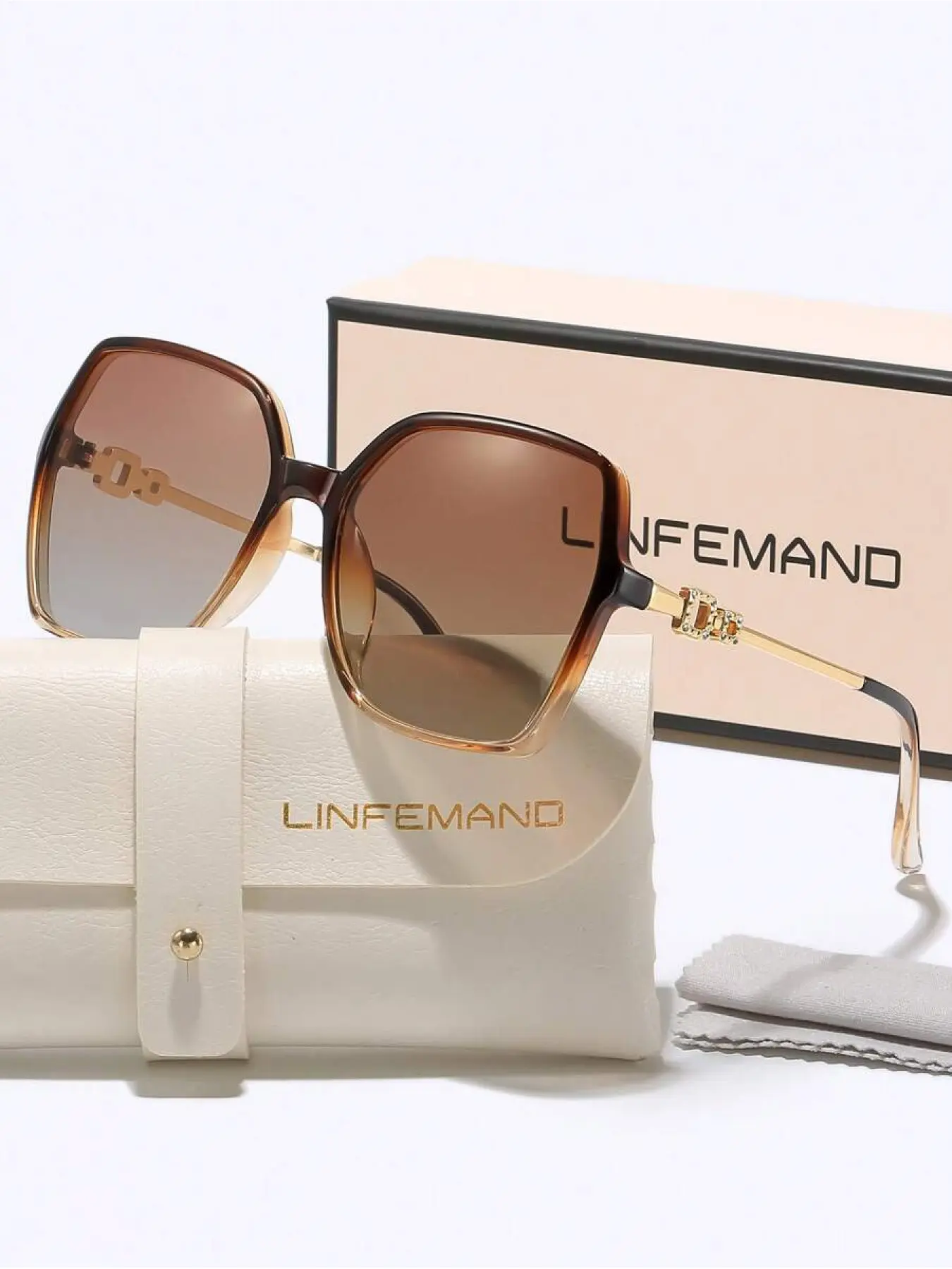 Unisex Rhinestone Sunglasses, Large Square Frame Fashion Eyewear, Stylish Glasses, Perfect for Parties & Daily Wear, Ideal Gift for Men Women