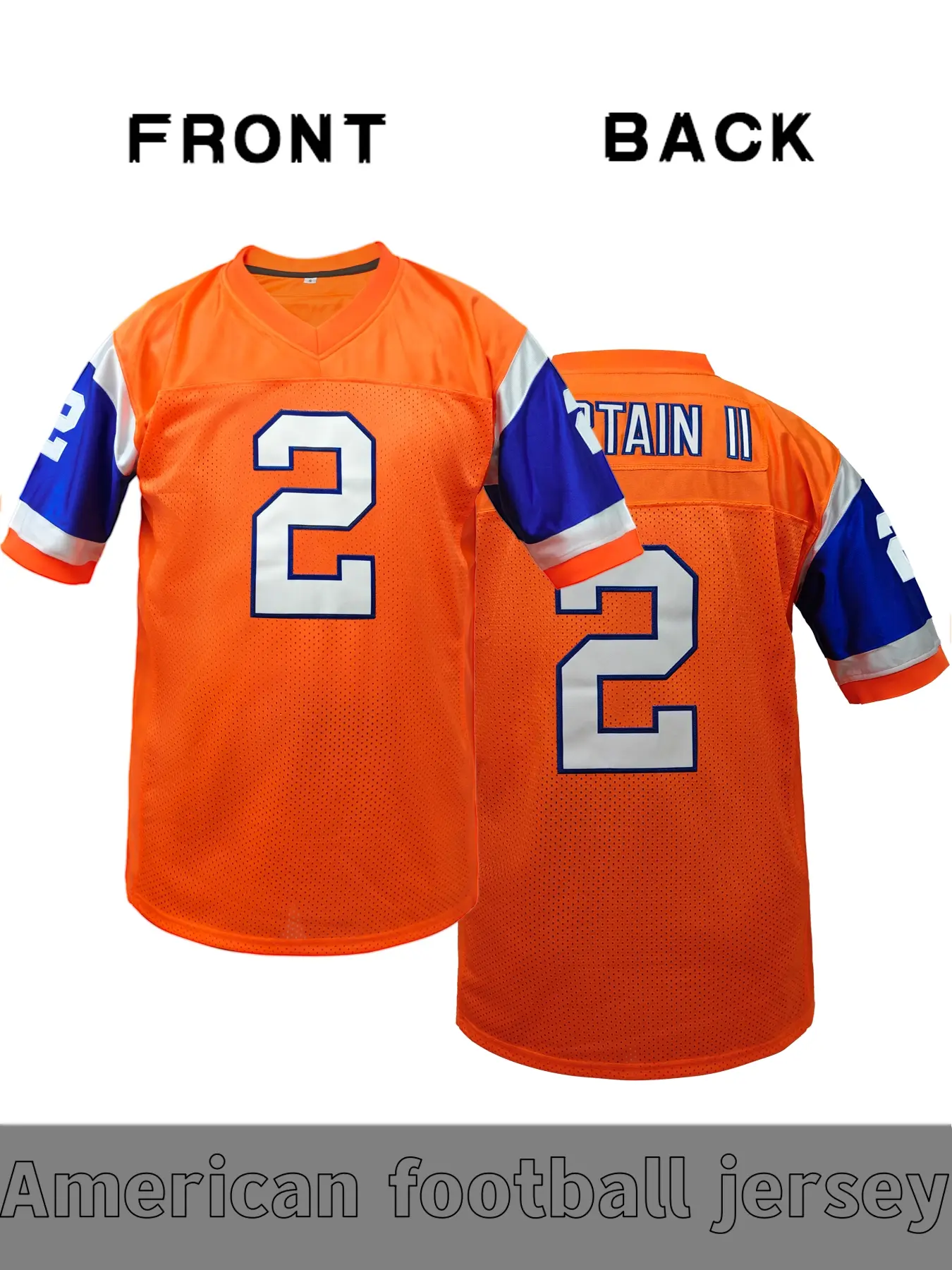 Men's Football jersey, Sports Jersey, #2 #7 #10 Embroidered, Elway jersey, Short Sleeve V-neck, polyester, quick-drying and breathable, suitable for football enthusiasts, Jersey Shirts