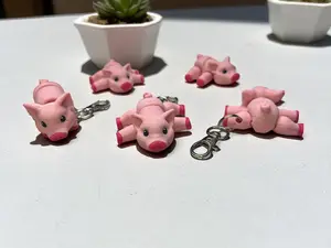 Pig Keychain
