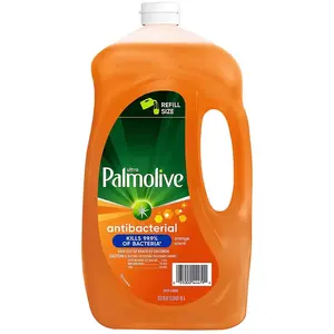 Palmolive Ultra Antibacterial Dishwashing Liquid Dish Soap, Orange, 102 fl. oz.