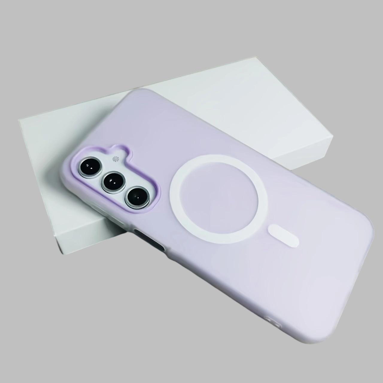 Phone Case For Samsung For Galaxy S26 S25 S24 S23 S22 Ultra Plus Fe Edge + 4G 5G New Jelly And PC 2-in-1 Candy-colored Translucent Anti-fall Mobile Phone Case Can Be Split Into Two For Use, Featuring Magnetic Wireless Charging