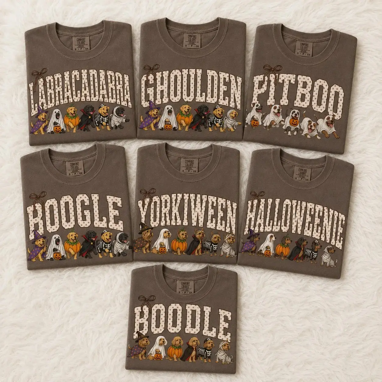 Personalized Dog Breed Halloween Shirt, Custom Labradoodle Golden Retriever Pitbull Boogie Tee, Cute Spooky Dog Mom Gift, Gift for Women