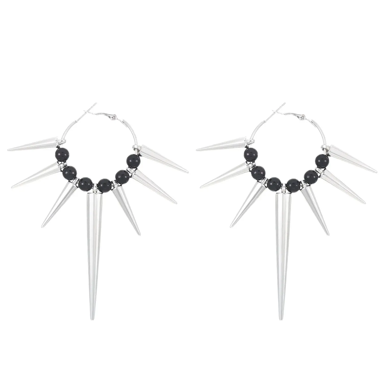 Vintage Spider Dark Gothic Style Rivet Earrings, Unique Punk Hip-Hop Rock Street Earrings