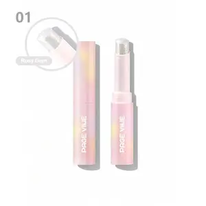 PAGE VINE Rosy Gem Glitter Lipstick | Shimmer Sparkle Lip Gloss Stick
