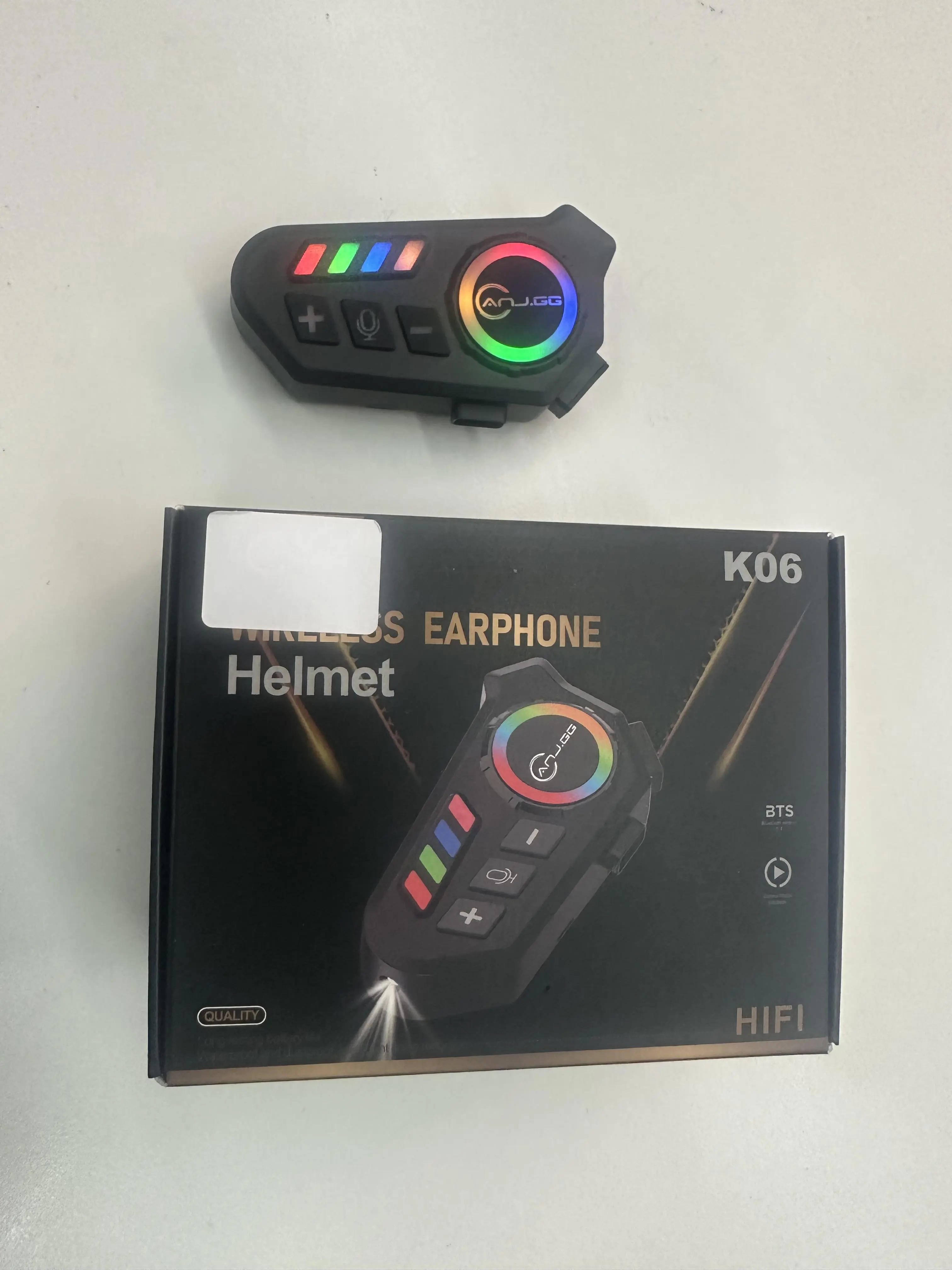 2026 Motorcycle Helmet Bluetooth Headset with 300m Intercom System, DSP&CVC Noise Cancellation, HiFi Audio, Siri Wake-Up, Split Installation, Long Battery Life, Stable Connection, Charging Accessory, Lights, Headphone Accessories (4.8/5 Stars, 6 Reviews)