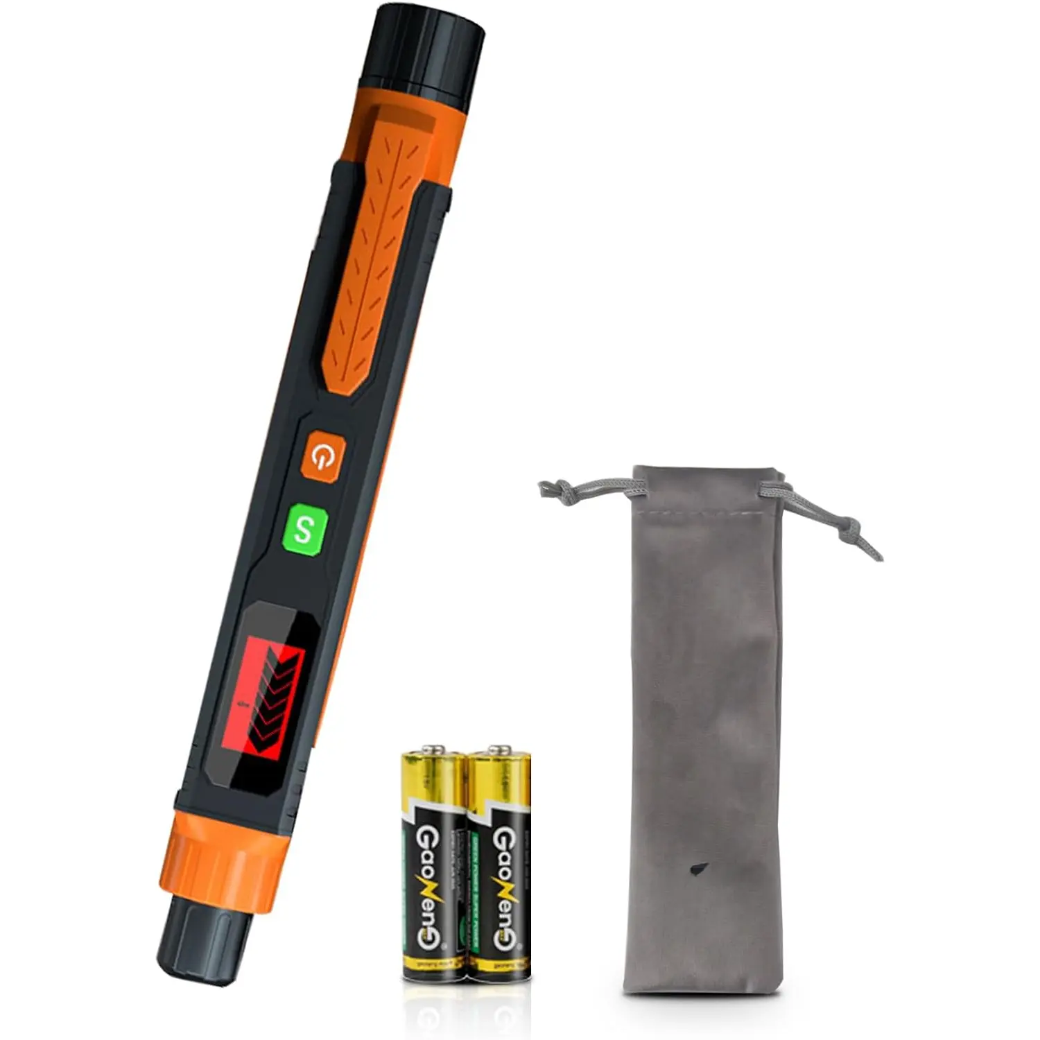 Gas Leak Detector, Portable Gas Sniffer with Audible & Visual , for Combustible Gas Like ,  with 2  & Carrying Pouch