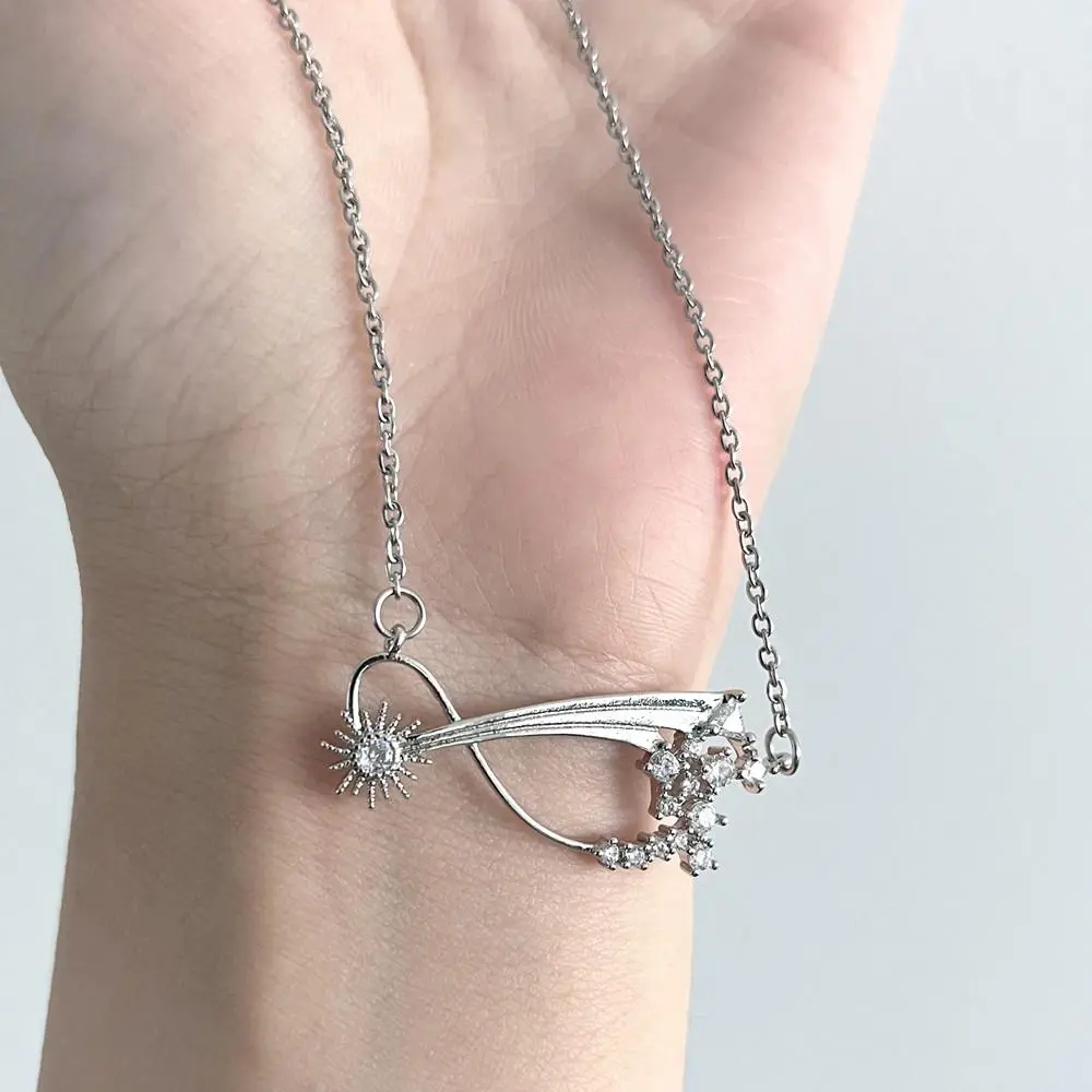 F4 Thailand: Boys Over Flowers Thyme-Gorya Cosplay 1.5cm Copper Choker Clavicle Chain, Female Star Pendant Necklace, No Chain & Link Variations, As the Picture Color Home Decor Hanging Accessory, Cosplay Necklace