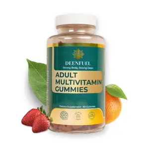 Adults Daily Multivitamin Gummies | Halal Friendly Chewable Supplement - Essential Vitamins & Minerals for Daily Routine