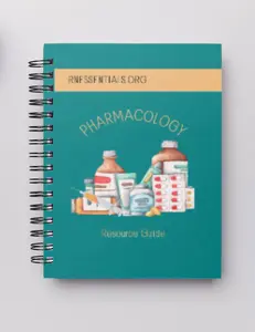 Pharmacology Resource Guide for Nursing Students Medical Reference Exam Preparation Study Aid Student Handbook