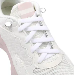 Elastic Shoe Laces for Sneakers, No Tie Shoelaces for Adults and , Flat Tieless Shoe strings
