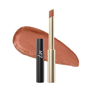 No7 Pro Artist Moisture Muse Lip Stick - Sheer, Hydrating Lipstick with Buildable, Glossy Color - Nourishing & Tinted Lip Products for Luminous, Comfortable Wear - Nude Chic (0.8g)
