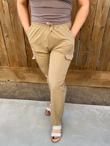 Tan cargo pants (High waist)