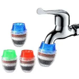 1pc New Home Tap Water Faucet Aerator Filter Purifier Multi-Layer Silt Strainer Clarifier Cleaner Device Saving Home Kitchen Bathroom Accessories