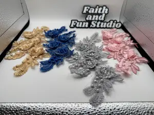 Pearl and Lace Applique