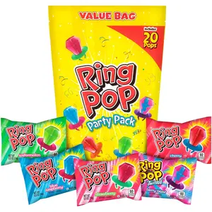 Snack Ring Pop back to school lollipop variety pack – 20 count fun candy Snack Candies