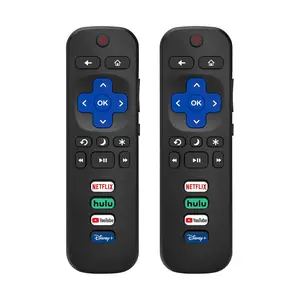 Acoyer (Pack of 2) Replacement Remote Control Only for Roku TV, Compatible for TCL Roku/Hisense Roku/Onn Roku/Sharp Roku/Element Roku/Westinghouse Roku/Philips Roku Smart TVs (Not for Roku Stick and Box)