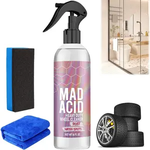 Mad Acid Glass Cleaner, New Acid Water Spot Remover, All Purpose Cleaner, for Bathroom, Car and Furniture – 4 oz Spray Bottle