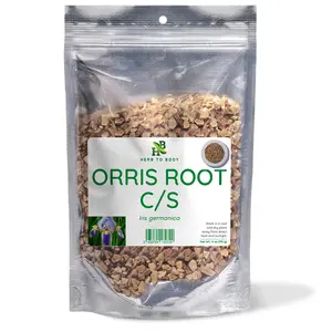 Herb To Body Orris Root C/S | Cut & Sifted | Iris Germanica | Wildcrafted | 4oz
