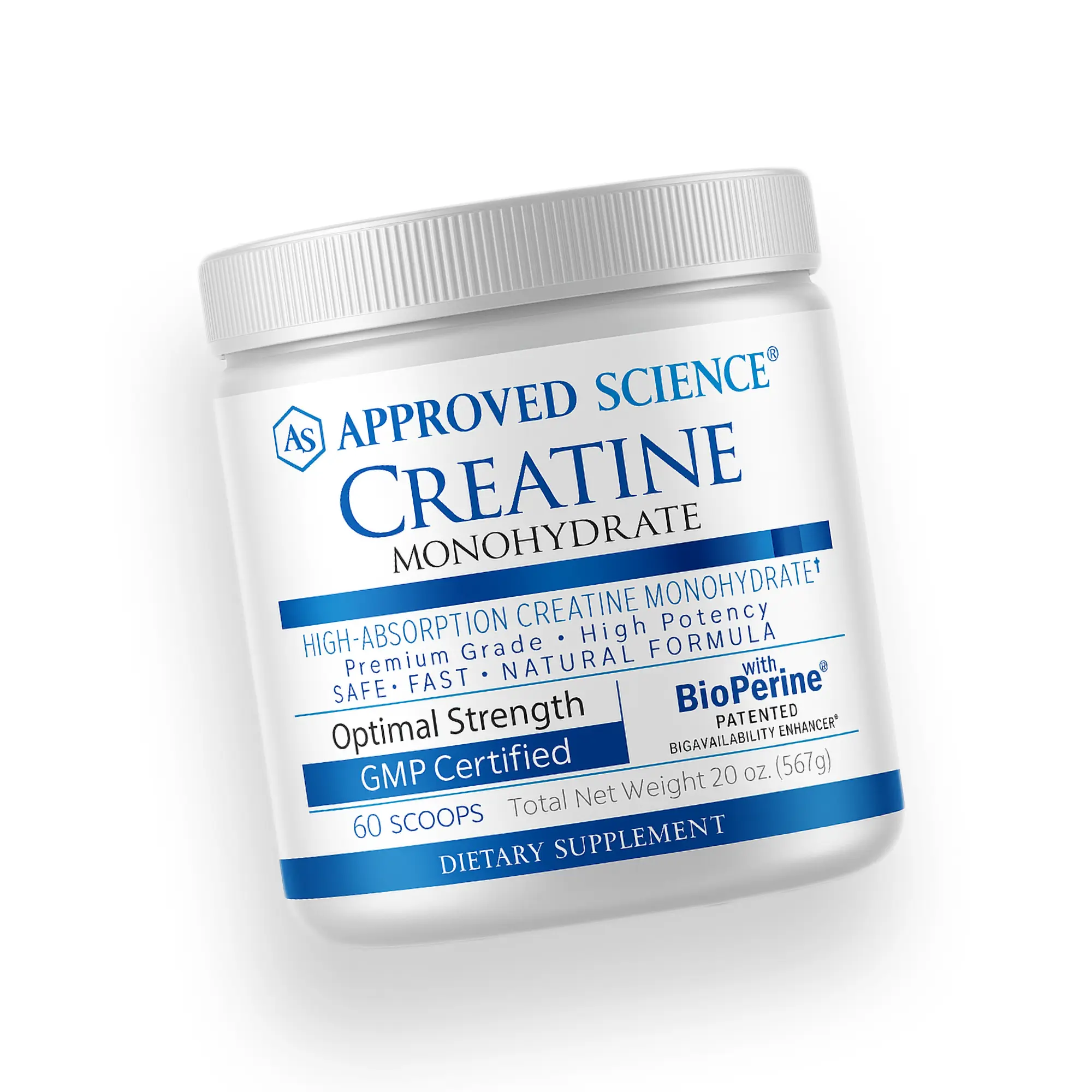 Build Strength, Recover Faster & Push Harder Every Workout | Approved Science Creatine Monohydrate Powder