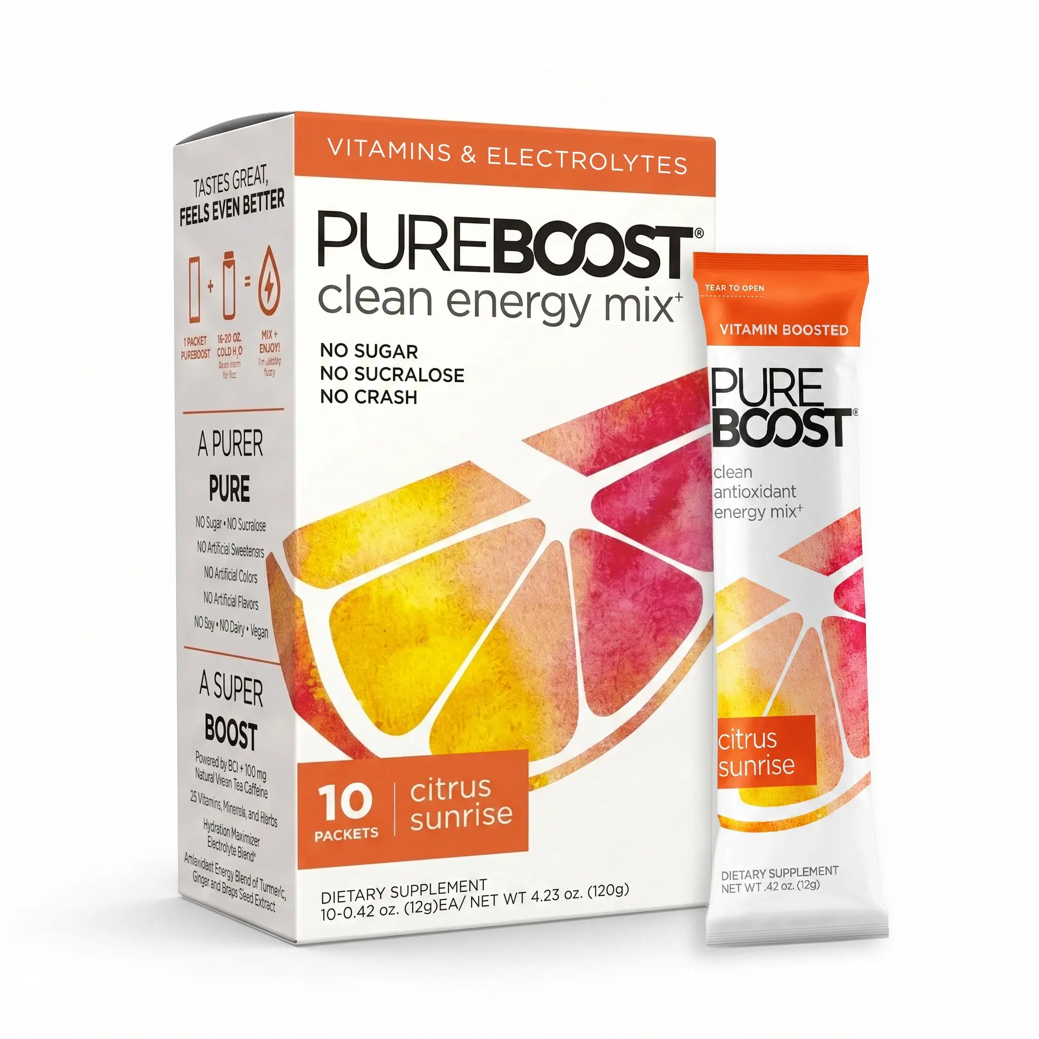 Pureboost Original Citrus Sunrise Energy Drink