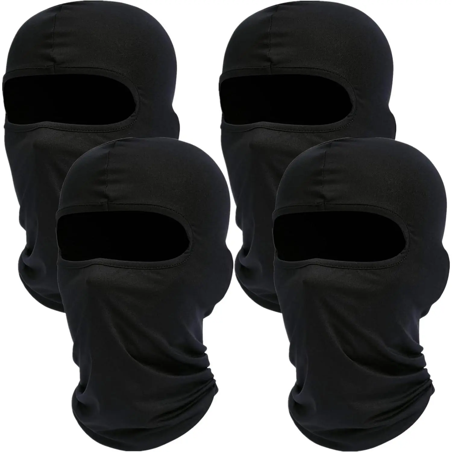 4 Pcs Balaclava Face Ski Mask – Full Face Cover Hood Shiesty Masks for Men & Women