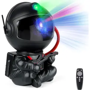 Astronaut Star Projector, Kids' Star Projector Galaxy Light, with 8 Modes Remote Control & 270° Adjustable LED Lights, Suitable for Bedroom, Girls' Room Decoration, Home Theater, Ceiling, Features Timer Function, Ideal as Christmas Gifts & Birthday Gifts
