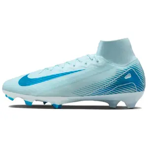 Nike Mercurial Superfly 10 Elite Men's Football Cleats with Comfort and Grip in White-Blue Trending Shoes, House White Official Shoes to Get / Maison Mihara