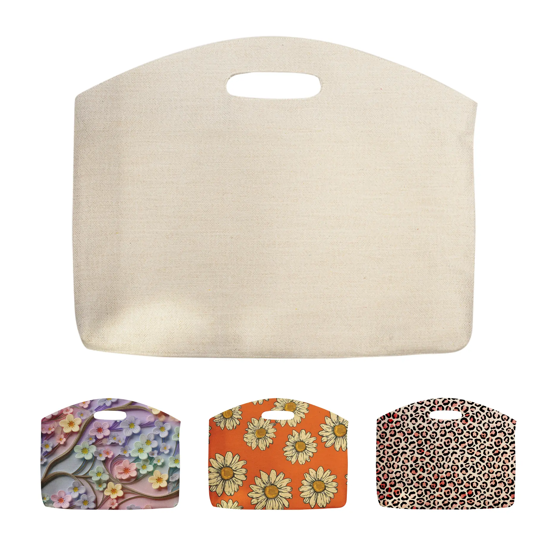 Sublimatable Linen Laptop Bag