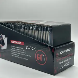 Black Border 130pt Mags with inner sleeves