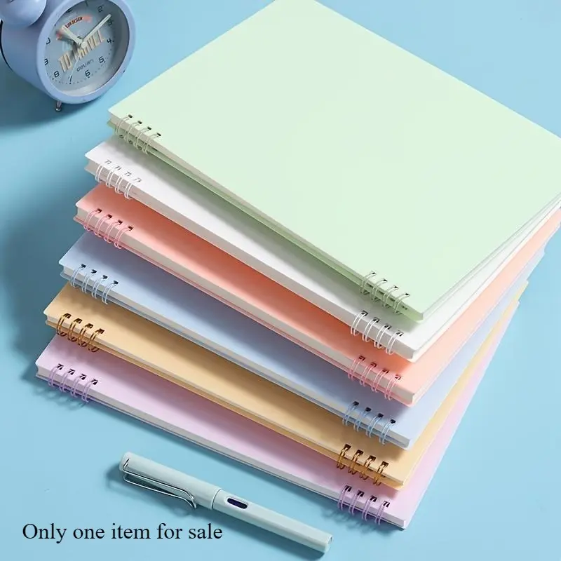 A5 Morandi Coils: Simple & Fresh Spiral Bound Notepad for Office & Study with Horizontal Lines that Don't Bleed Together! Spiral Notebook Notebook for Work Spiral Notebooks for Work