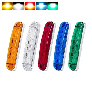 FCCEMC 12V-80V LED Strobe Warning Light 6LED Pickup Truck Flashing Emergency Light Car Truck Trailer Rear Flash LED Lamp Led Tailgate Lights