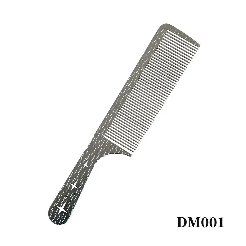 Stainless Steel Hair Comb, Anti-static Hair Cutting Comb, Heat-free Styling Tools, Professional Hair Styling Tool for Salon & Barber Shop,  Straight Tooth Comb, Hair Care Comb, Hair Styling Combs, Combs for Hair Stylist