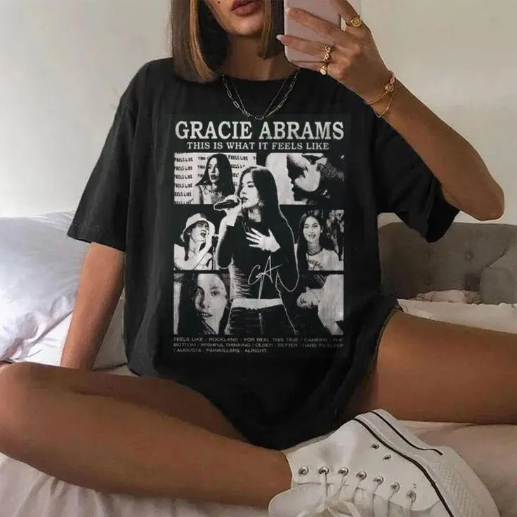 [Sale Up To 30%] Gracie Abrams This Is What It Feels Like Album Shirt,Gracie T-Shirt, Gift for fan