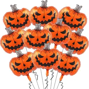 Halloween Pumpkin Balloons - 29 Inch Halloween Foil Balloons - Pumpkin Foil Balloons for Halloweens Party Decorations - Halloweens Birthday Decorations